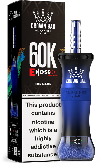 AL Fakher Crown Bar 60K 60000 Puffs E-Hose X Disposable Kit