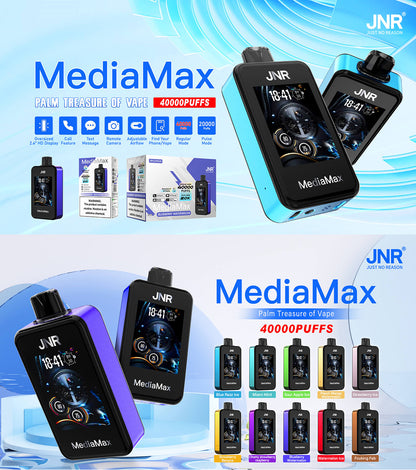 JNR MediaMax 40000 Rechargeable Disposable Vape 21ml