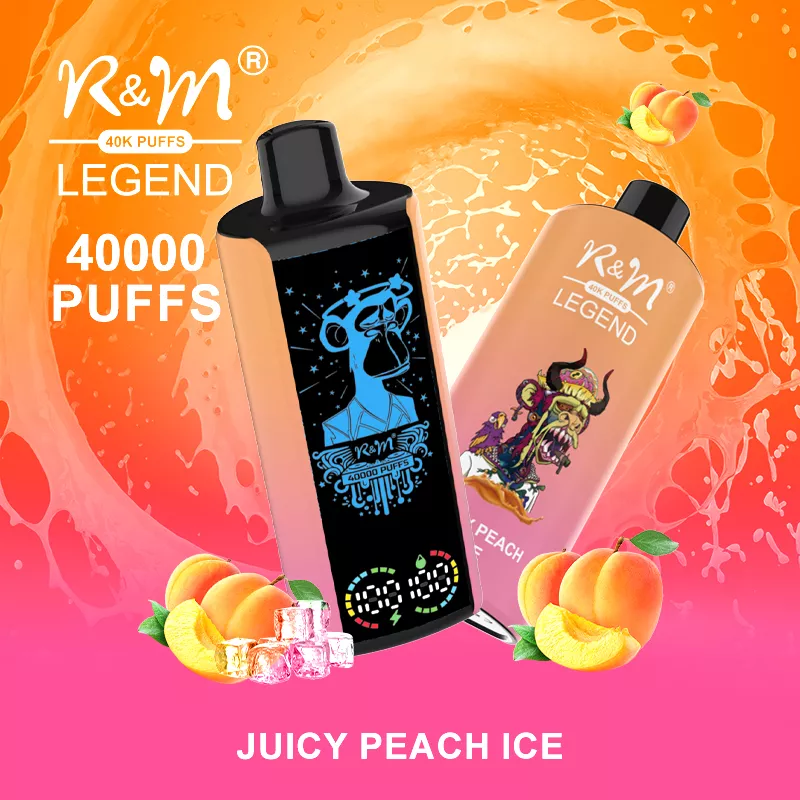 R&M LEGEND 40000 Puffs Mega Screen Rechargeable Disposable Kit 10pcs/pack