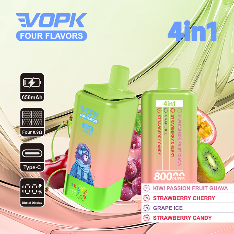 VOPK 80K Puffs 4IN1 Disposable Kit 650mAh