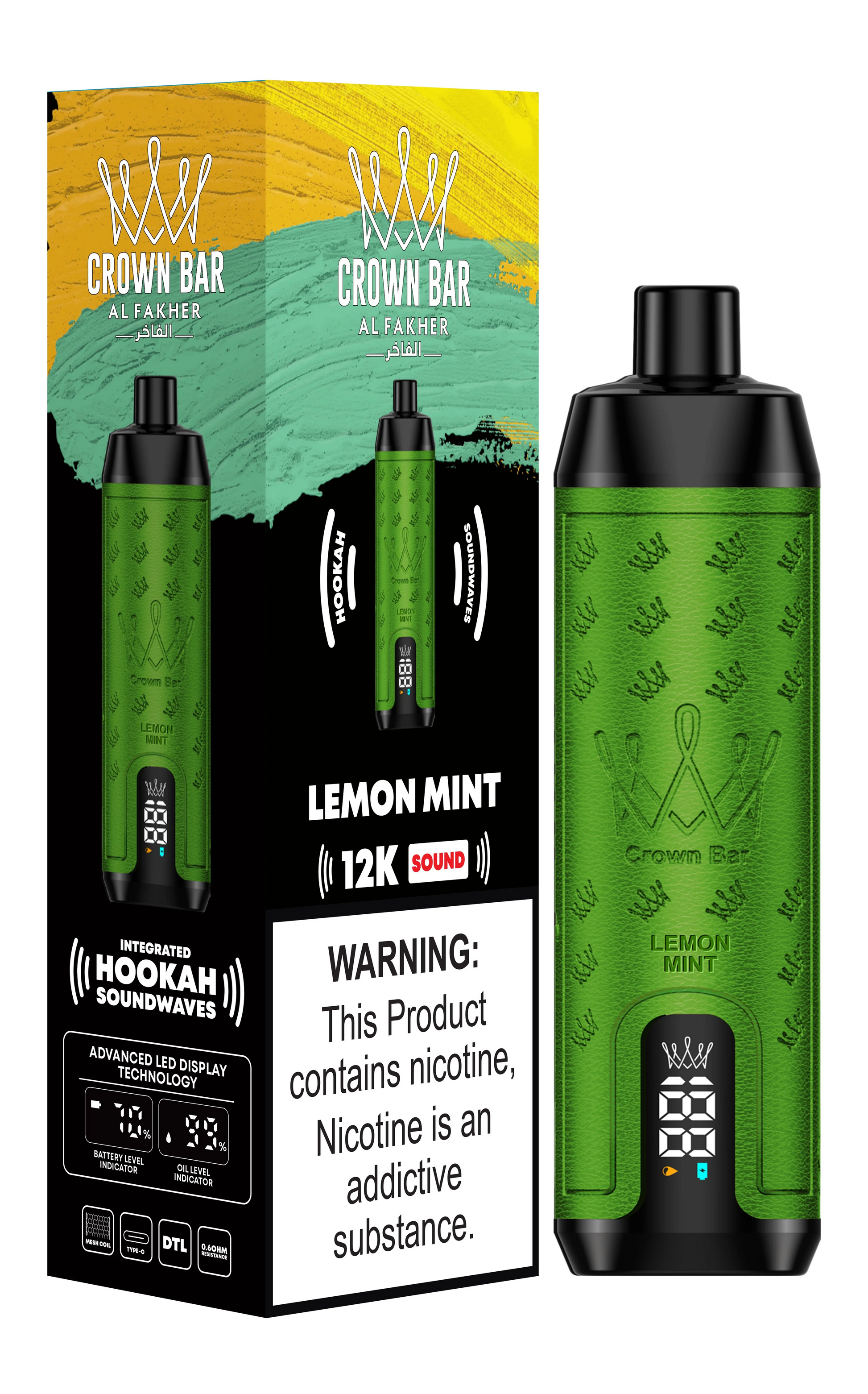 Al Fakher Crown Bar 12000 Puffs Shisha Hookah Disposable Vape Clearance | Vapormo.com vapormo.com Al Fakher Crown Bar 12000 Puffs Shisha Hookah Disposable Vape Clearance | Vapormo.com vapormo.com