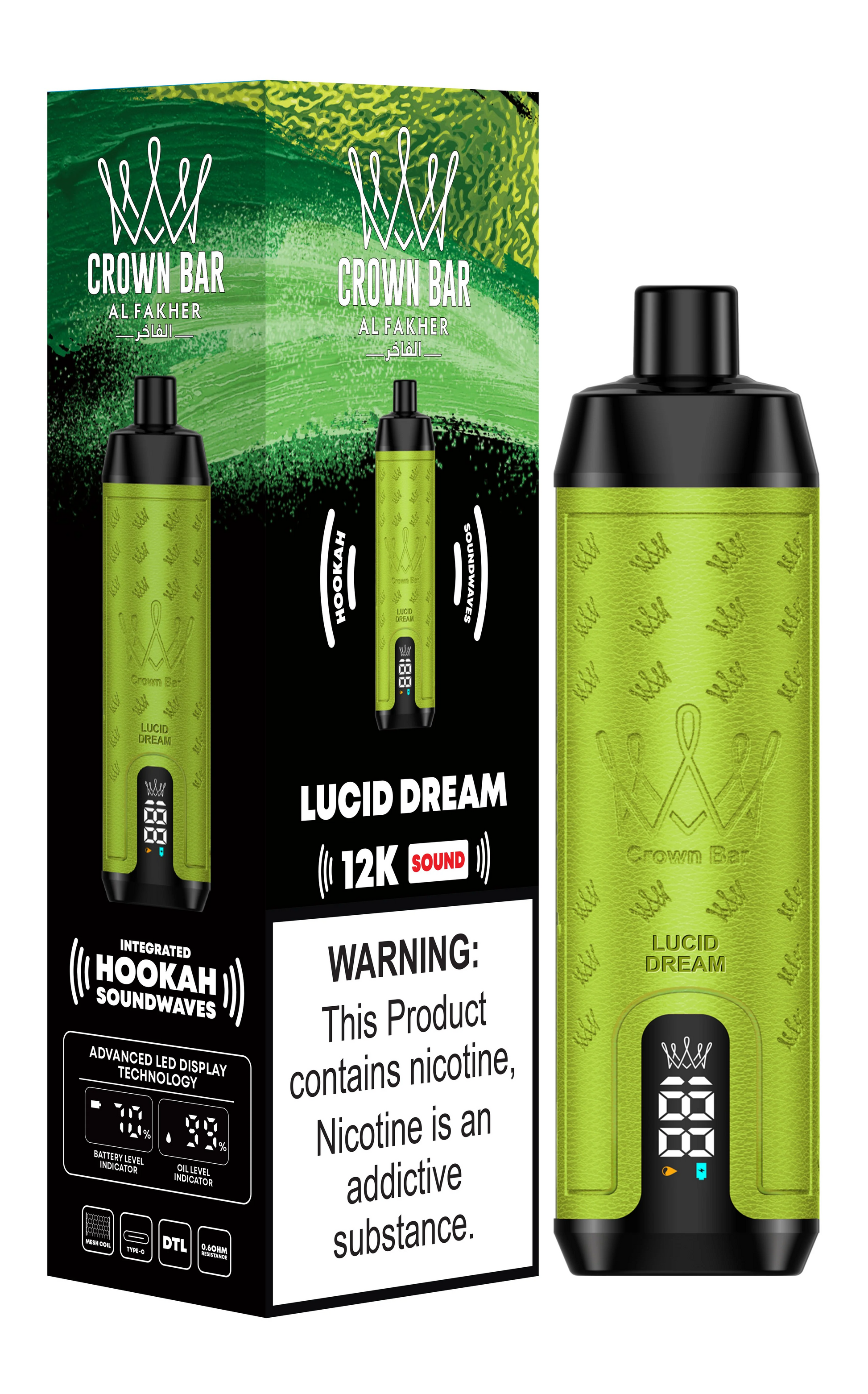 Al Fakher Crown Bar 12000 Puffs Shisha Hookah Disposable Vape Clearance | Vapormo.com vapormo.com Al Fakher Crown Bar 12000 Puffs Shisha Hookah Disposable Vape Clearance | Vapormo.com vapormo.com