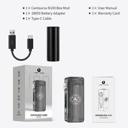 Lost Vape Centaurus N100 Box Mod Buy online | vapormo.com Lost Vape Centaurus N100 Box Mod Buy online | vapormo.com