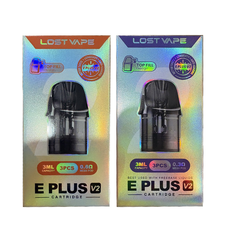 Lost Vape E Plus Cartridge V2 DM Top Fill 3ml 3pcs/pack