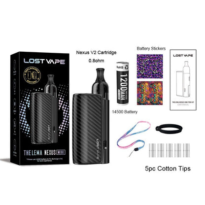 Lost Vape Thelema Nexus Mini Pod Kit 1200mAh online discount | vapormo.com Lost Vape Thelema Nexus Mini Pod Kit 1200mAh online discount | vapormo.com