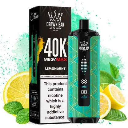 AL Fakher Crown Bar Mega Max 40K 40000 Puffs Disposable Kit