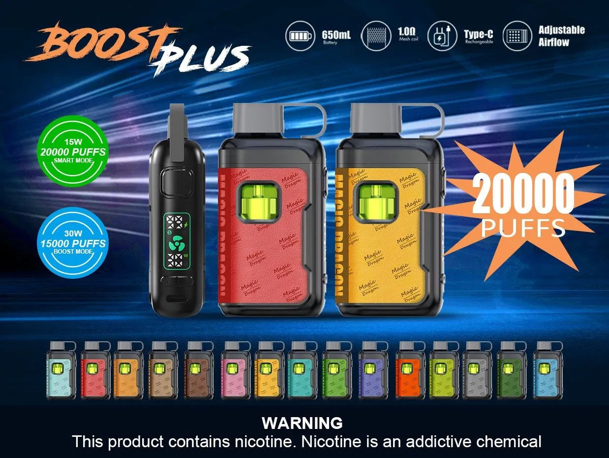 Magic Dragon 20000 Puffs Refillable Disposable Kit 10pcs/pack