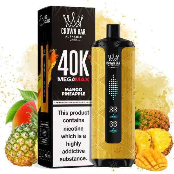 AL Fakher Crown Bar Mega Max 40K 40000 Puffs Disposable Kit