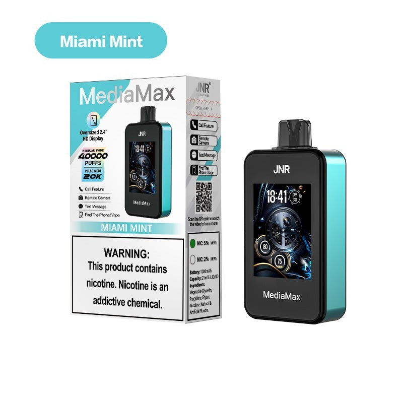 JNR MediaMax 40000 Rechargeable Disposable Vape 21ml