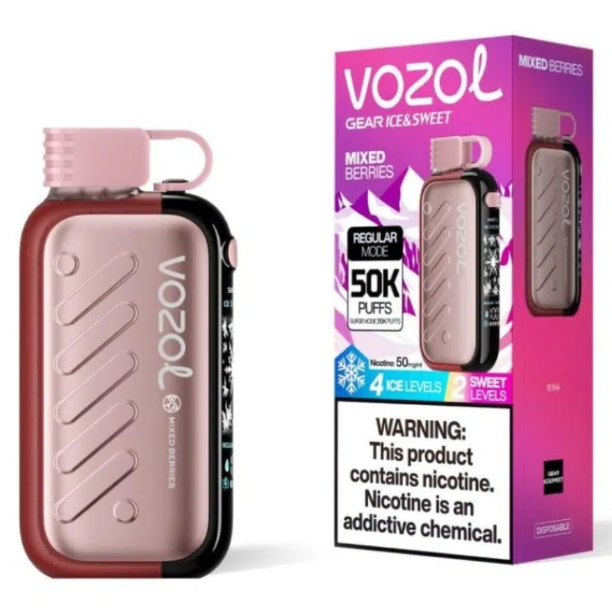 VOZOL Gear Ice & Sweet 50K Puffs Disposable Kit (50000 Puffs)