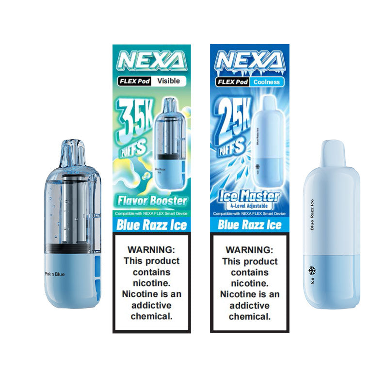 Nexa FLEX Disposable Pod Cartridge 18ml (Visible Version: 35K Puffs; Coolness Version: 25K Puffs)