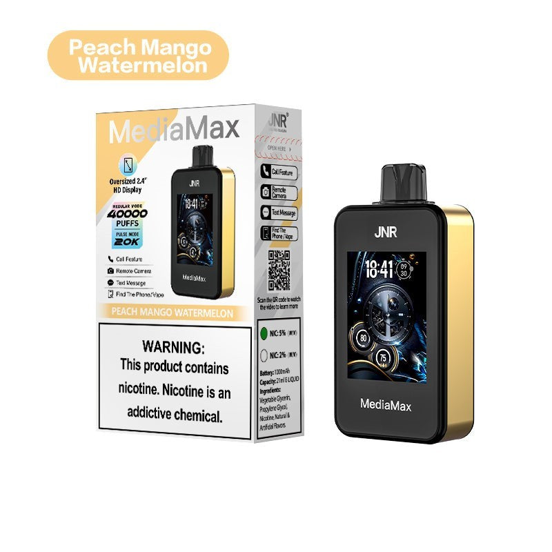 JNR MediaMax 40000 Rechargeable Disposable Vape 21ml