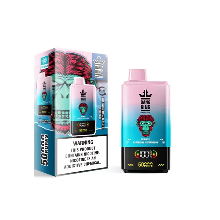 50k puff vape price Bang King 50000 Puffs Dual Flavors Disposable Kit (50K Puffs) vape replacement Flavor:Fuji Apple RAZ TN9000 Disposable |