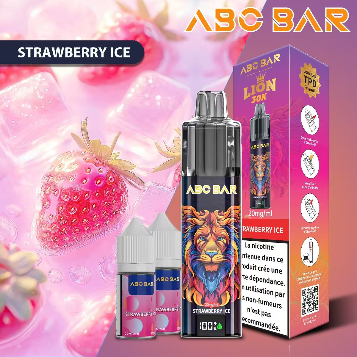ABC BAR 30000 Puffs Disposable Vape 850mAh