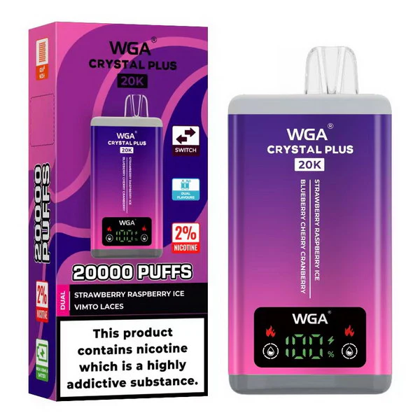 WGA Crystal Plus 20000 Puffs 2-in-1 Rechargeable Disposable Vape 10pcs/pack  Cheap Sale Vapormo.com  vapormo.com