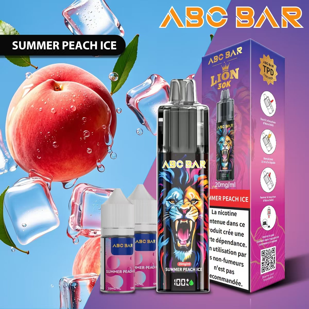 ABC BAR 30000 Puffs Disposable Vape 850mAh