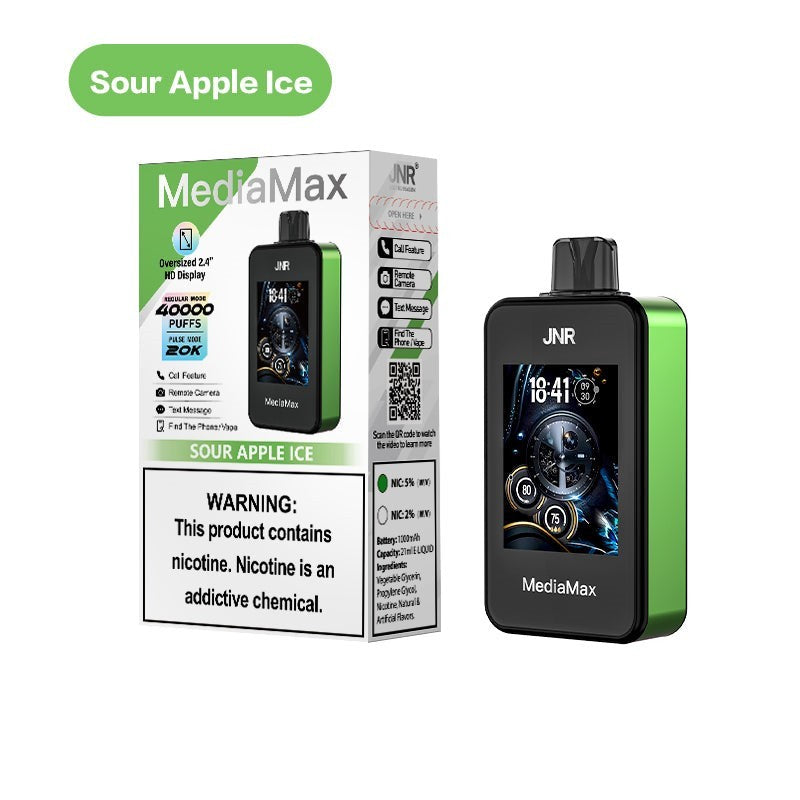JNR MediaMax 40000 Rechargeable Disposable Vape 21ml