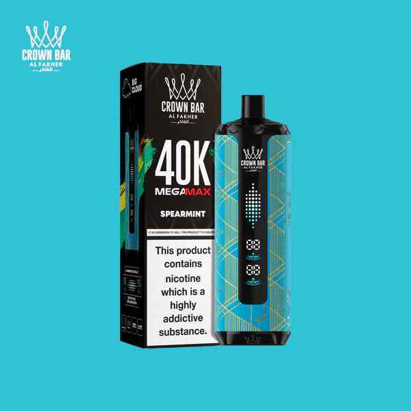AL Fakher Crown Bar Mega Max 40K 40000 Puffs Disposable Kit