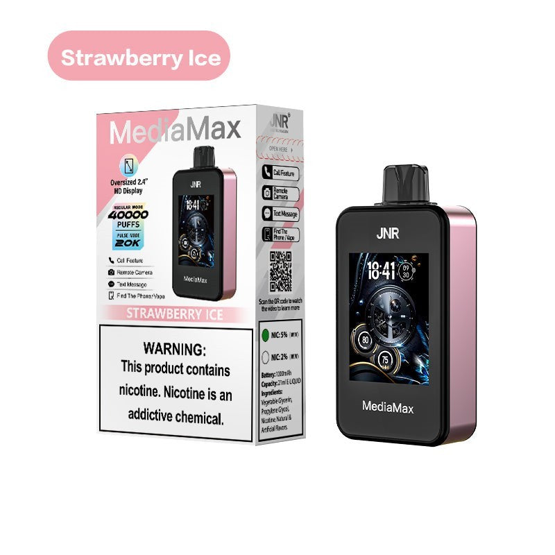 JNR MediaMax 40000 Rechargeable Disposable Vape 21ml