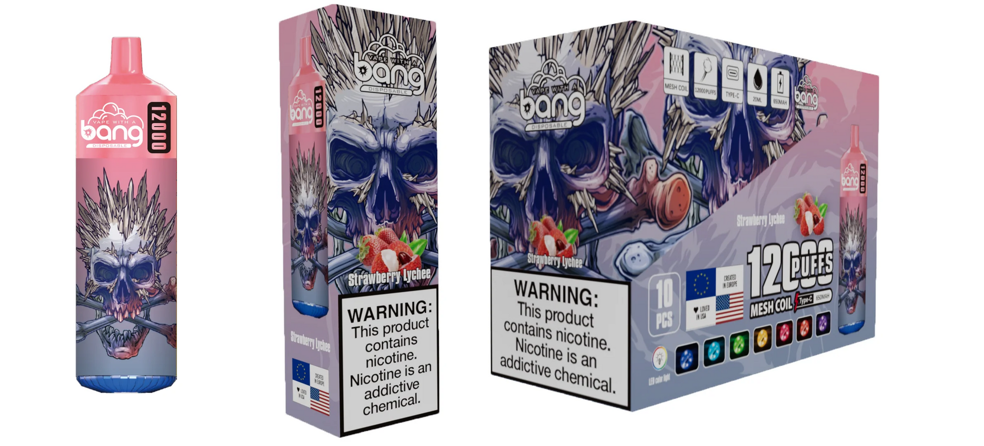 Bang 12000 Puffs Rechargeable Disposable Vape 10pcs/pack Cheap Sale  Vapormo.com – vapormo.com
