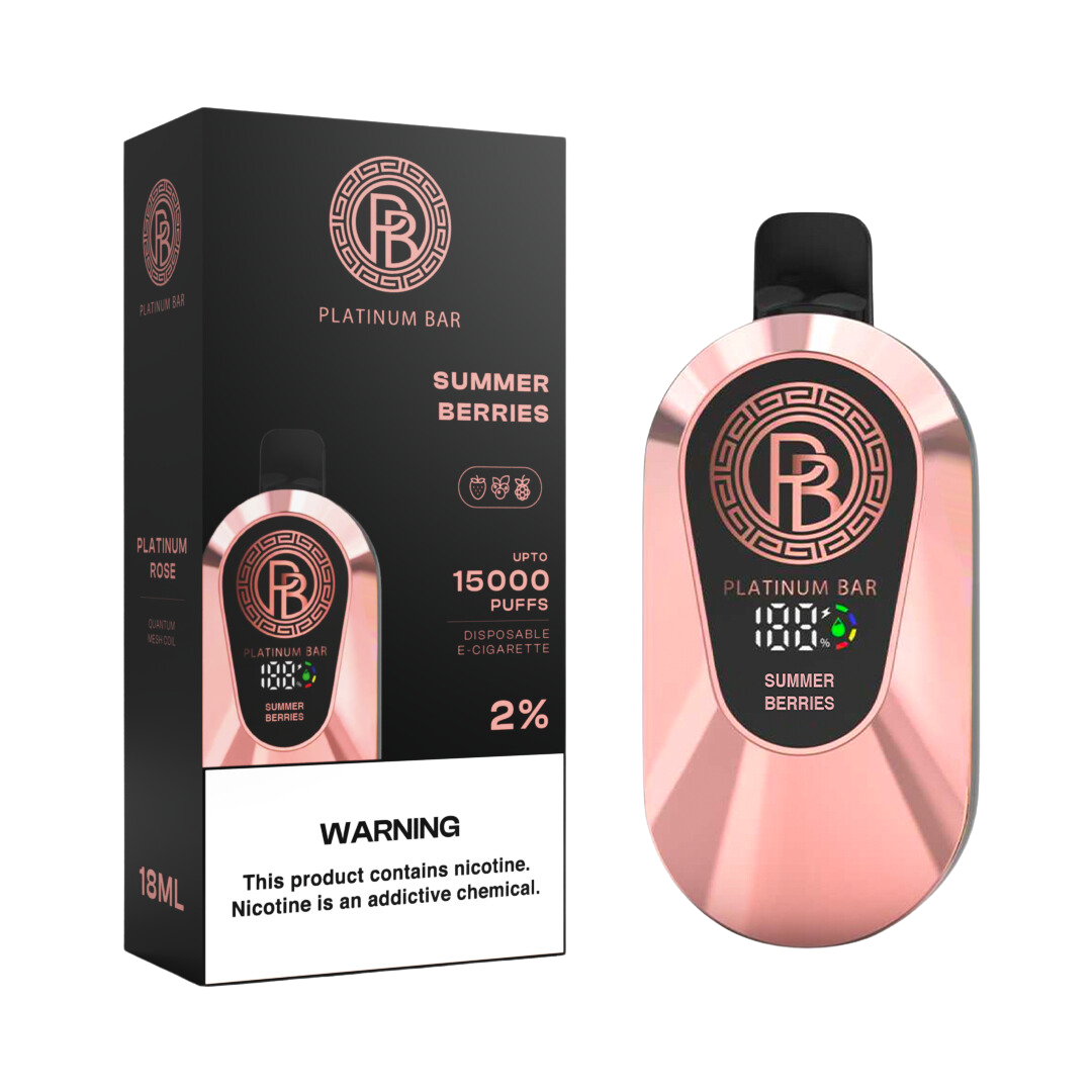 Platinum Bar 15000 Puffs Rechargeable Disposable Kit
