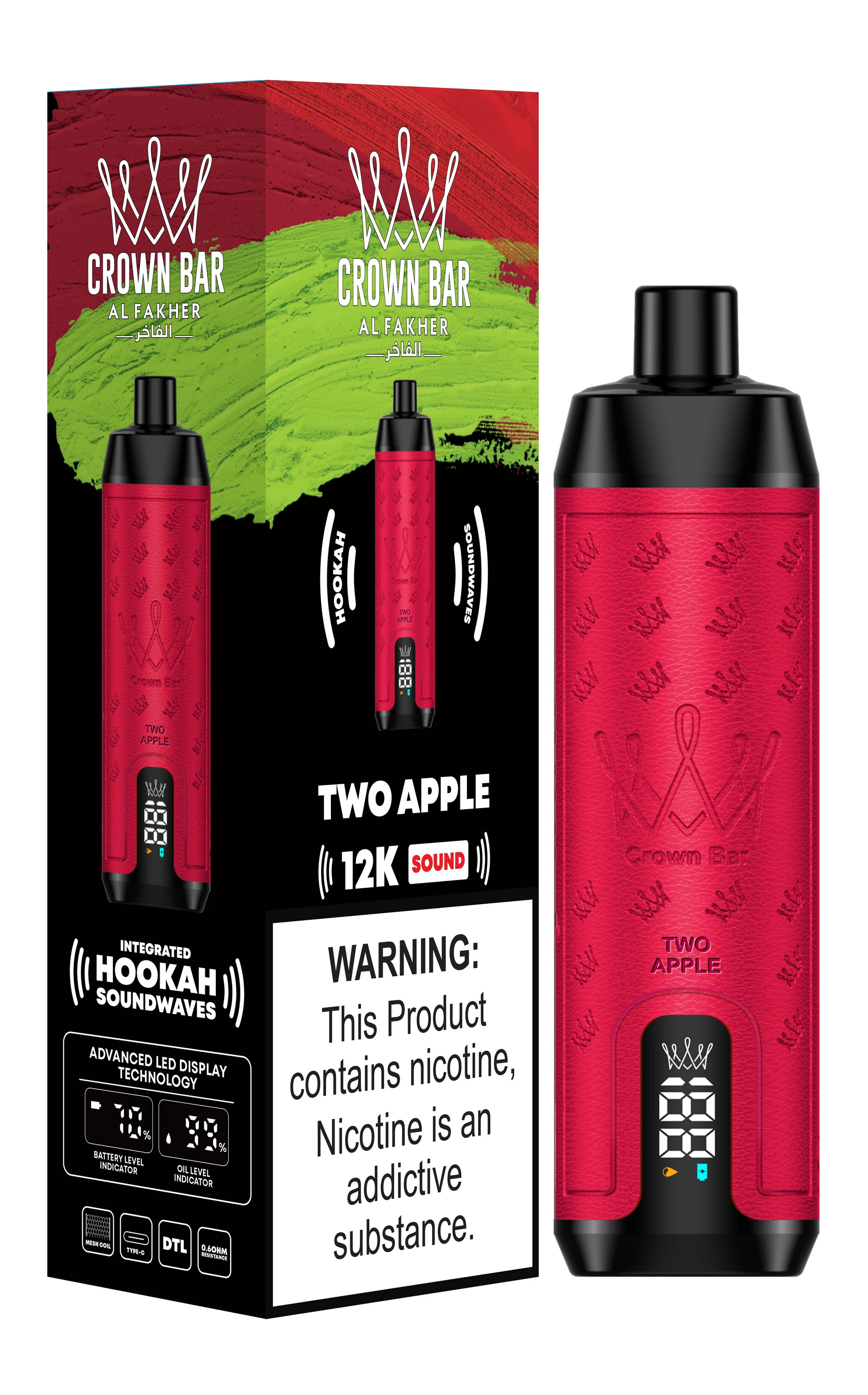 Al Fakher Crown Bar 12000 Puffs Shisha Hookah Disposable Vape Clearance | Vapormo.com vapormo.com Al Fakher Crown Bar 12000 Puffs Shisha Hookah Disposable Vape Clearance | Vapormo.com vapormo.com