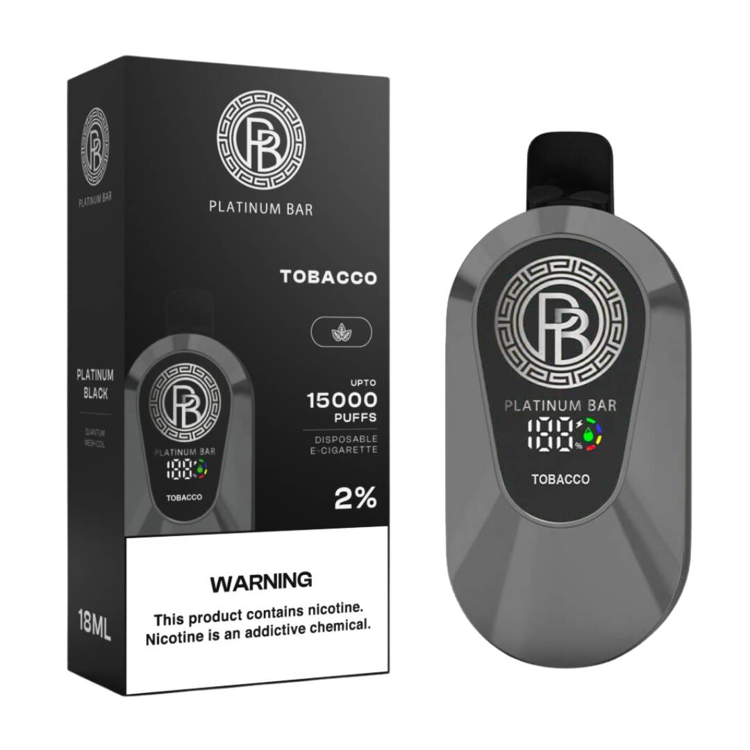 Platinum Bar 15000 Puffs Rechargeable Disposable Kit