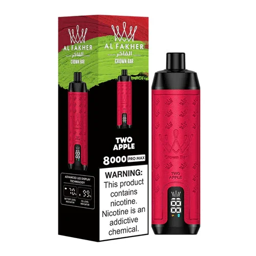 AL Fakher Crown Bar Pro 8000 Puffs Rechargeable Disposable Kit Cheap Sale  Vapormo.com – vapormo.com