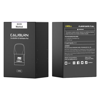 uwell caliburn cartridge original Uwell Caliburn G3 Replacement Pod Cartridge 2.5ml (4pcs/pack) Cheap Online Shop