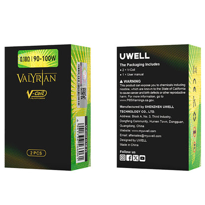 Uwell V-Coil Platform for Valyrian 2 Tank / Valyrian 2 Pro Tank / Valyrian 3 Tank / Valyrian 4 Tank (2pcs/pack)