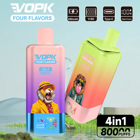 VOPK 80K Puffs 4IN1 Disposable Kit 650mAh