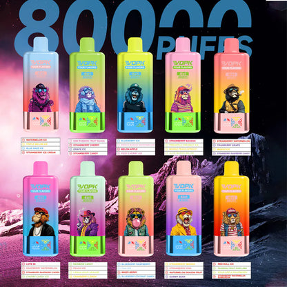 VOPK 80K Puffs 4IN1 Disposable Kit 650mAh