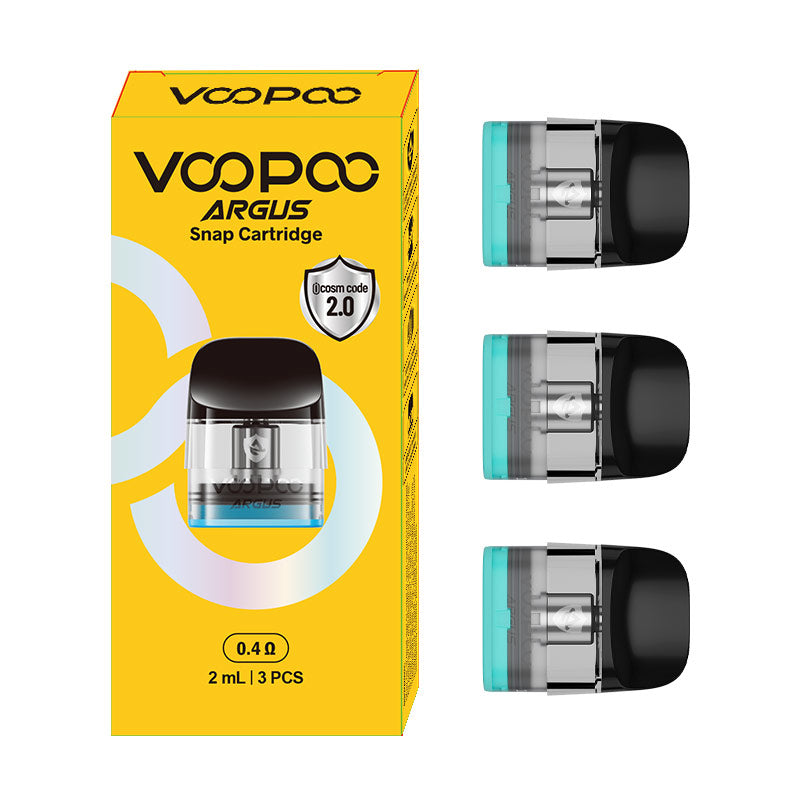 VOOPOO Argus Snap Pod Cartridge for Argus/Argus Se Kit, Argus P1/P1s/P2/P3 Kit, Argus G / G2/ G2 Mini / G3 Pod Kit,Argus Z/Z2,Argus A / ARGUS Klyc, ARGUS Matrix Kit 2ml (3pcs/pack)