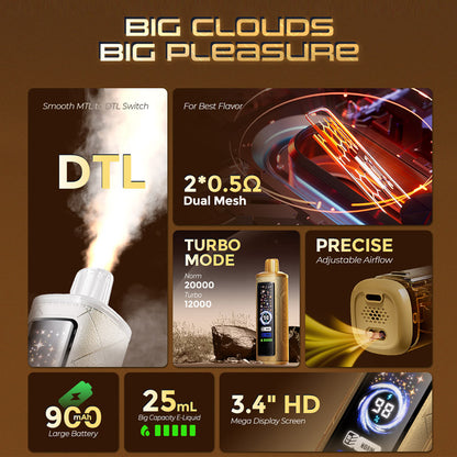 VOOPOO Cloud X 20000 DTL Disposable Kit