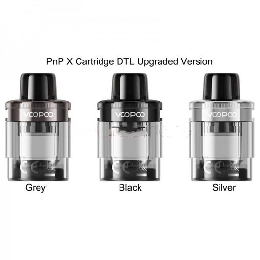 VOOPOO PnP X Replacement Empty Pod Cartridge Upgraded Version 2pcs/pack