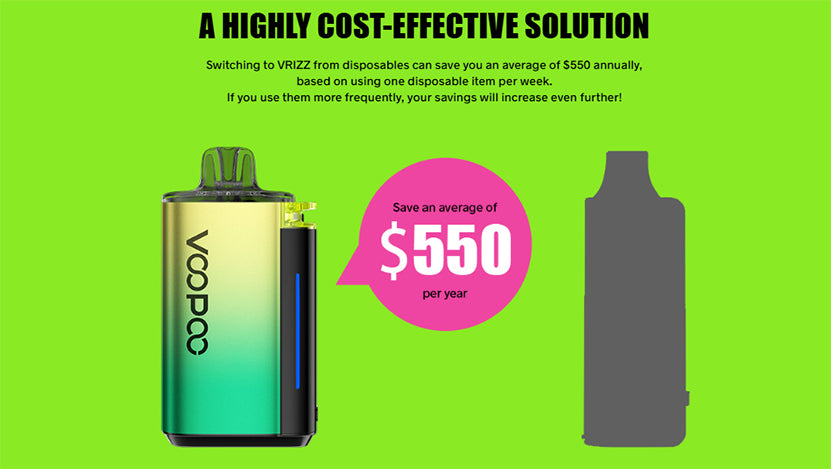 Voopoo Vrizz 24w Pod Kit VOOPOO Vrizz Pod Kit 800mAh 15ml Clearance Voopoo Vrizz 24w Pod Kit VOOPOO Vrizz Pod Kit 800mAh 15ml Clearance