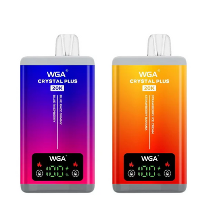 WGA Crystal Plus 20000 Puffs 2-in-1 Rechargeable Disposable Vape 10pcs/pack
