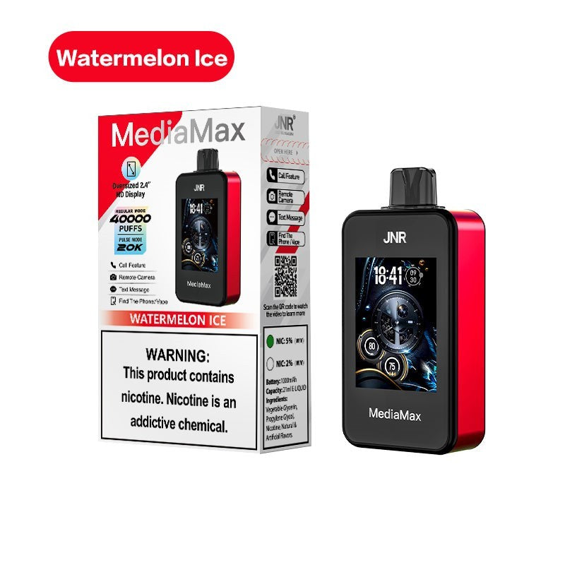 JNR MediaMax 40000 Rechargeable Disposable Vape 21ml
