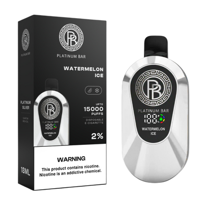 Platinum Bar 15000 Puffs Rechargeable Disposable Kit
