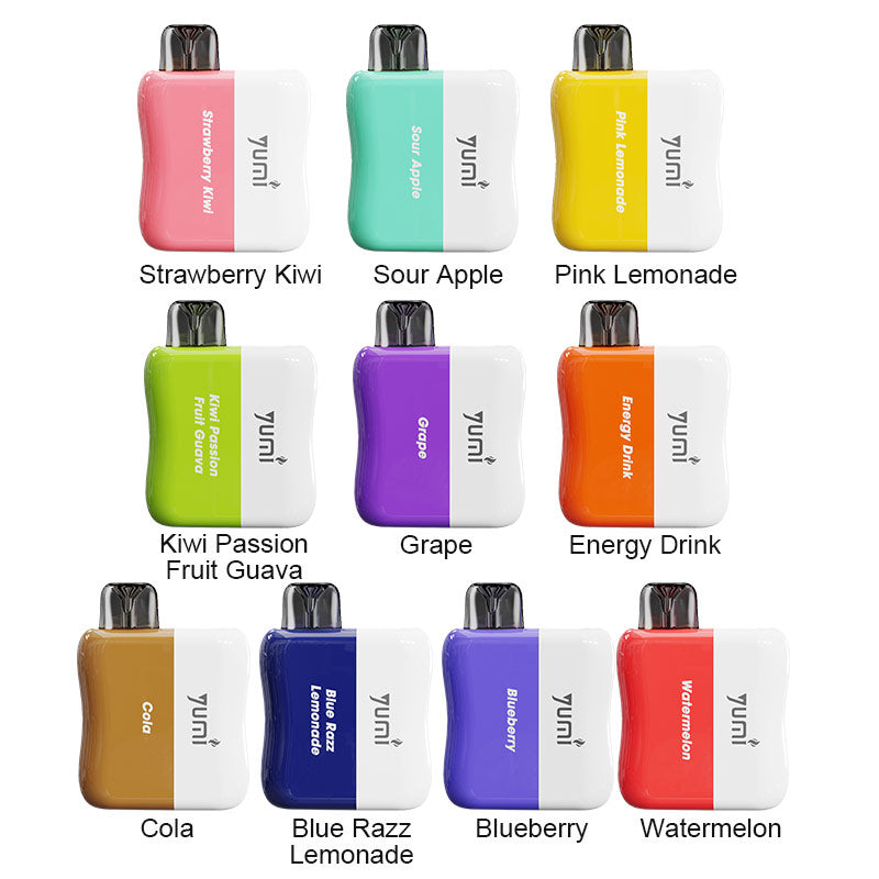 YUMI DC5000 Puffs Rechargeable Disposable Kit 500mAh 10.5ml