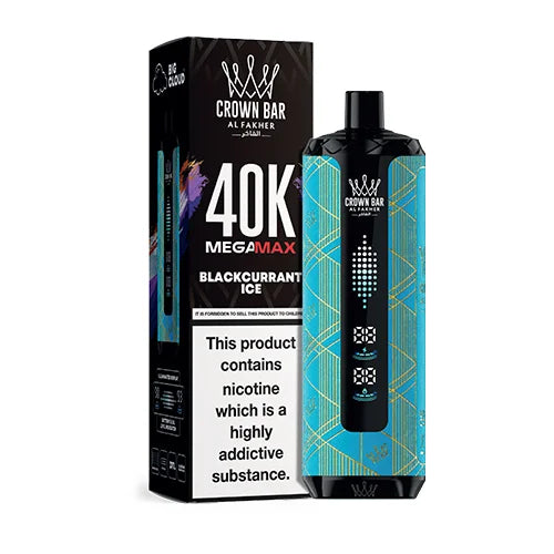 AL Fakher Crown Bar Mega Max 40K 40000 Puffs Disposable Kit