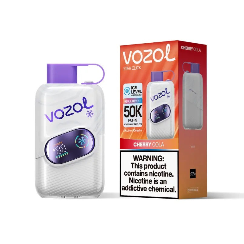 Vozol Star Click 50K Puffs Rechargeable Disposable Kit (50000 Puffs) at low price online | vapormo.com Vozol Star Click 50K Puffs Rechargeable Disposable Kit (50000 Puffs) at low price online | vapormo.com