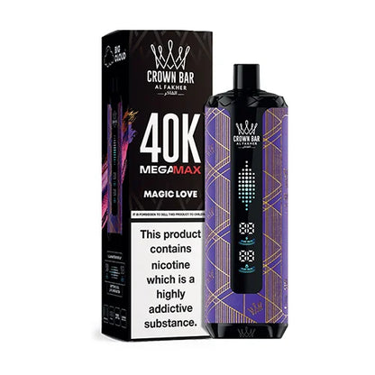 AL Fakher Crown Bar Mega Max 40K 40000 Puffs Disposable Kit