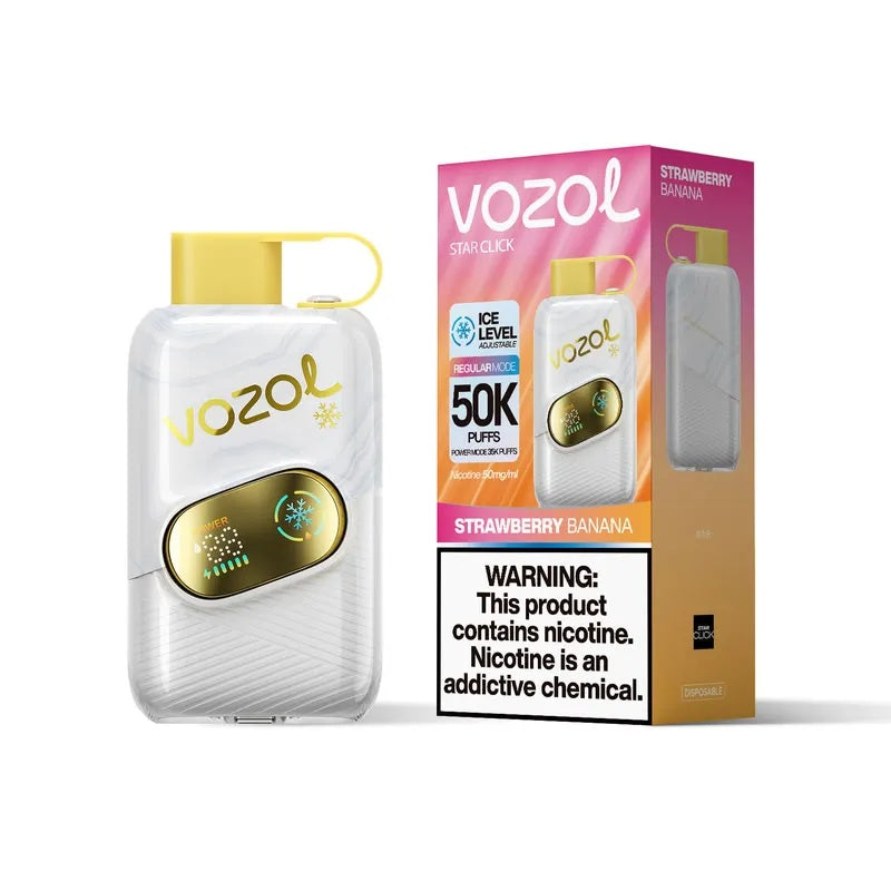 Vozol Star Click 50K Puffs Rechargeable Disposable Kit (50000 Puffs) at low price online | vapormo.com Vozol Star Click 50K Puffs Rechargeable Disposable Kit (50000 Puffs) at low price online | vapormo.com