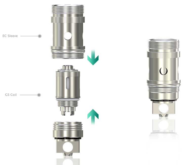 5PCS-PACK Eleaf EC Sleeve for GS Coil