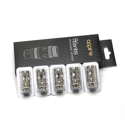 5PCS-PACK Aspire Atlantis Replacement 0.3 Ohm-0.5 Ohm Coil