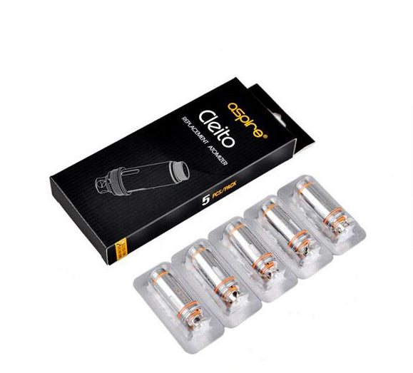 Aspire Cleito Dual Clapton Replacement Coil 0.2 Ohm-0.27 Ohm-0.4 Ohm Head 5PCS-PACK