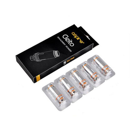 Aspire Cleito Dual Clapton Replacement Coil 0.2 Ohm-0.27 Ohm-0.4 Ohm Head 5PCS-PACK