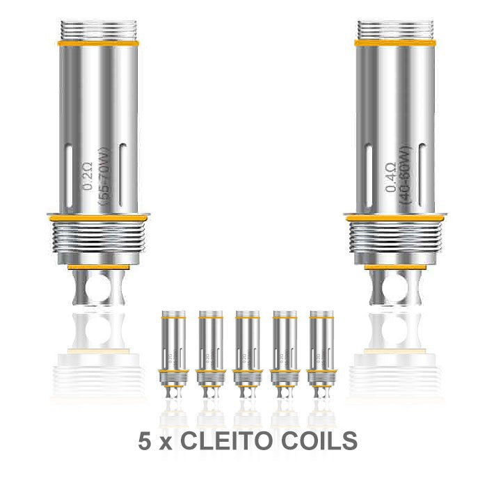 Aspire Cleito Dual Clapton Replacement Coil 0.2 Ohm-0.27 Ohm-0.4 Ohm Head 5PCS-PACK