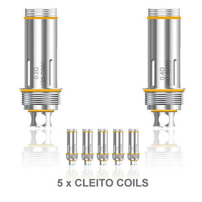 Aspire Cleito Dual Clapton Replacement Coil 0.2 Ohm-0.27 Ohm-0.4 Ohm Head 5PCS-PACK